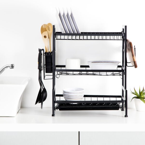 3-Layer Stainless Steel Dish Rack, RF10154