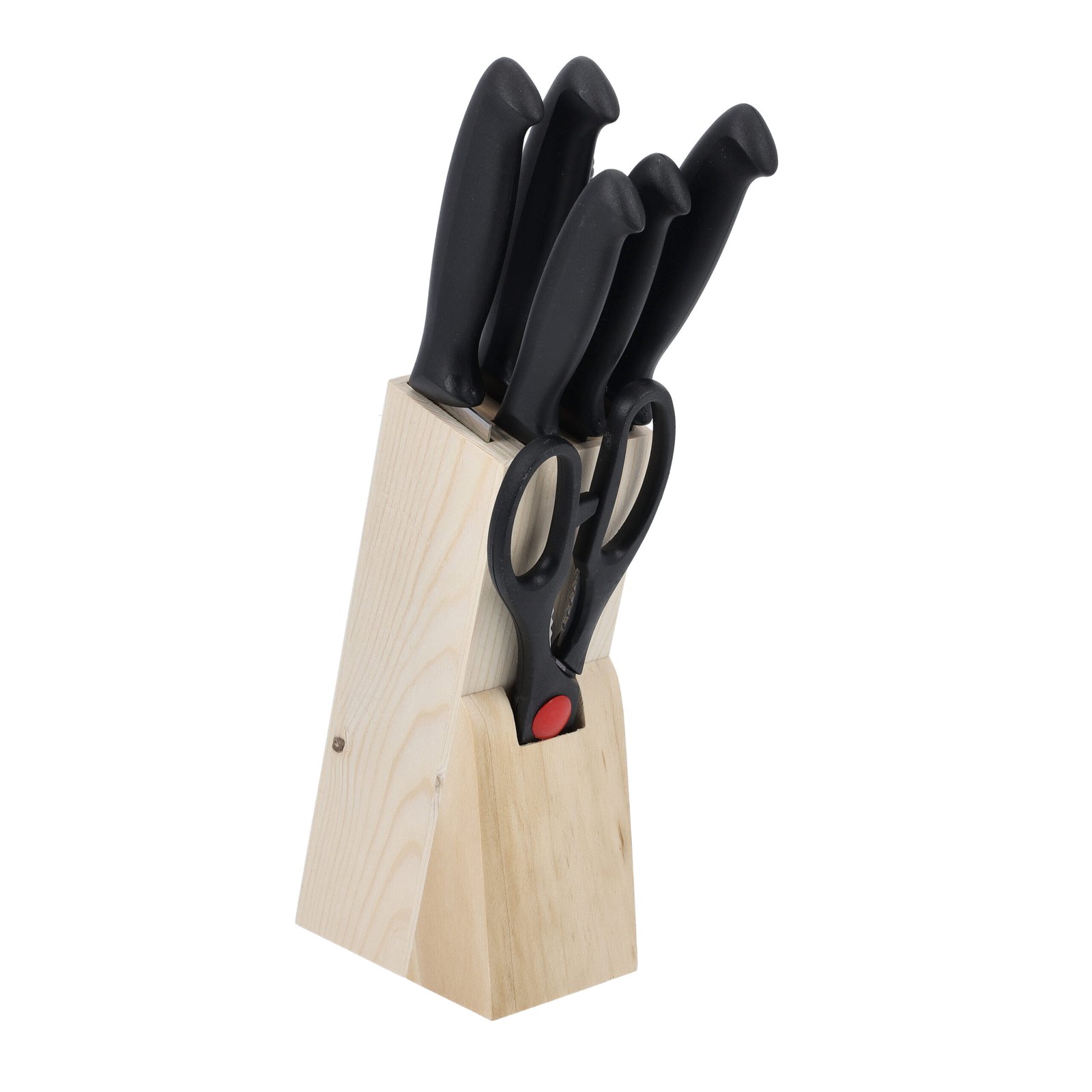 Royalford 8Pcs Kitchen Knives Set With Wooden Block, RF10229