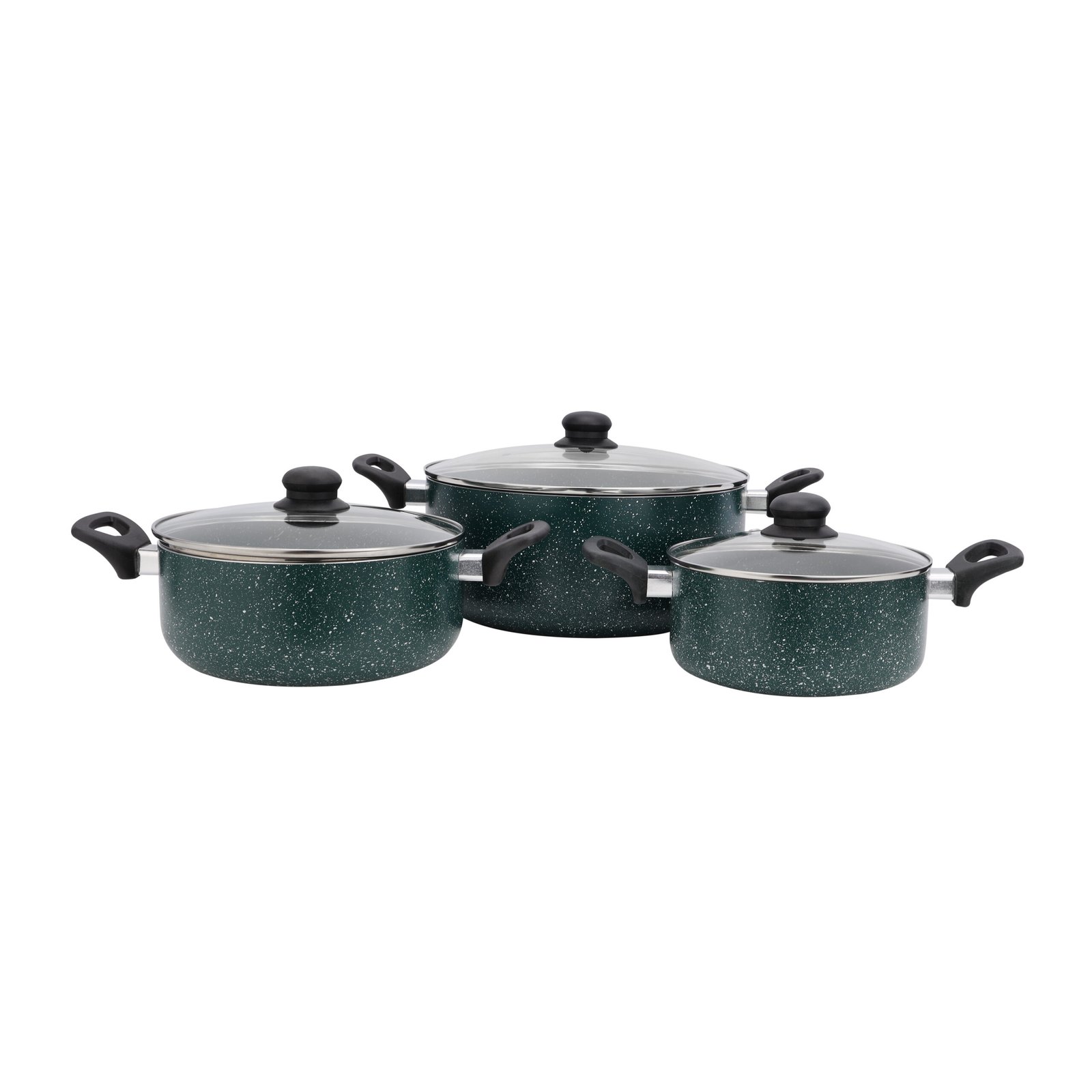 Royalford 6 Piece Blue Granite Cookware Set RF10243