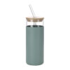 Glass water bottle with Bamboo Lid - 450ML
