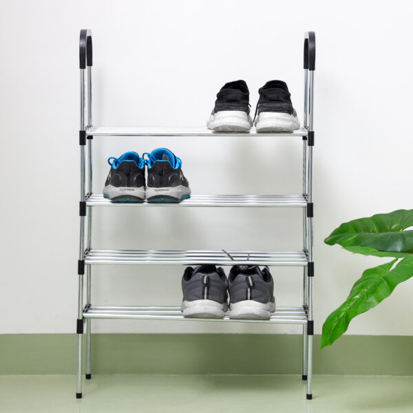 4 Tier Shoe Organizer, Galvanized Steel, RF10441