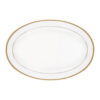 Royalford Premium Bone China Plates, 14" Oval Dinner Plate, RF10466