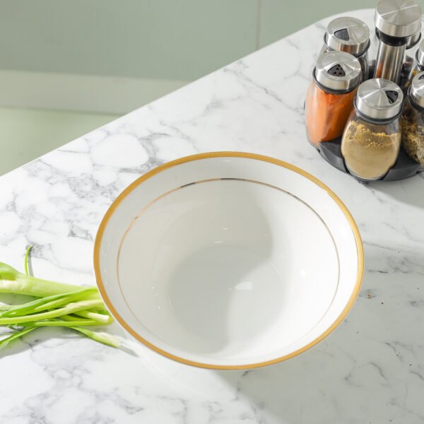 Royalford Premium Bone China Bowls, 9" Salad Bowl, RF10467