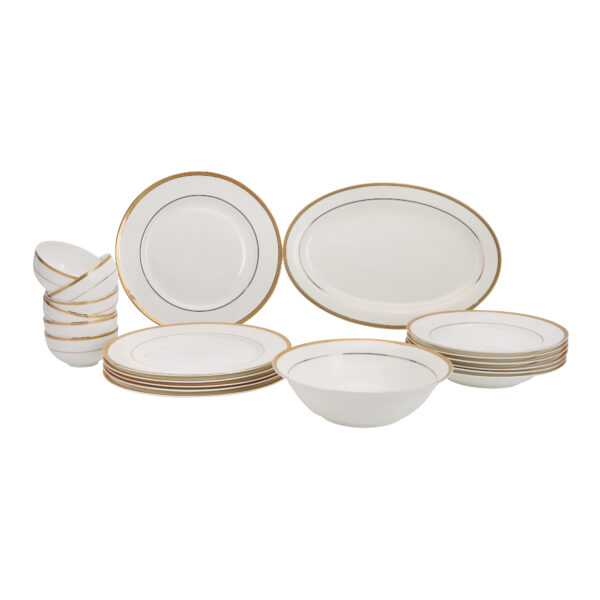 RoyalFord Premium Porcelain Dinner Set, 20pcs Set, RF10490