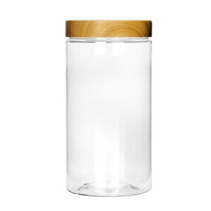 RoyalFord Round Air Tight PET Jar, 800ml