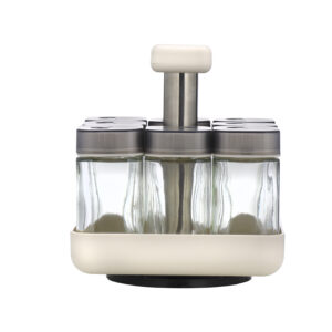 RoyalFord Spice Rack Set, 8 Jars with Revolving Stand, RF10520