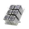 RoyalFord Spice Rack Set, Six 100ml Jars with Stand, RF10522