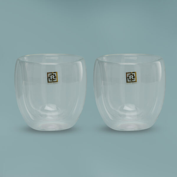 Royalford Brs 2Pc Double Wall Cup Set 250ml RF10525