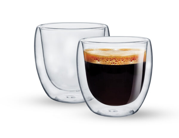 Royalford Brs 2Pc Double Wall Cup Set 250ml RF10525