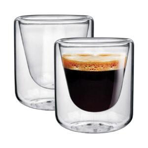 RoyalFord BRS 2pc Double Wall Cup Set 200ML