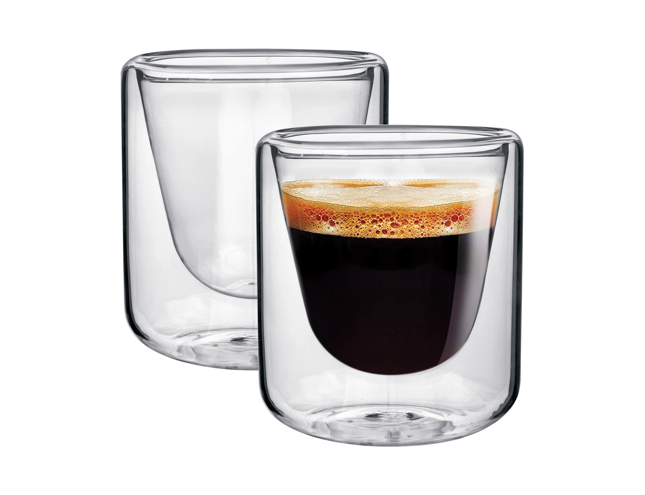 RoyalFord BRS 2pc Double Wall Cup Set 200ML
