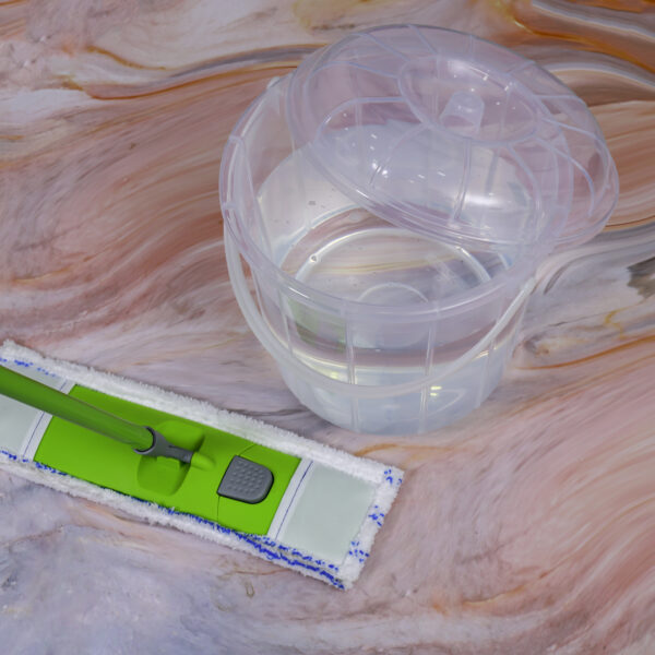 Royalford Transparent Bucket with Lid, 25L Plastic Bucket RF10696