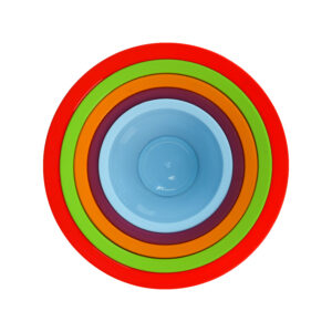 Royalford Pack of 5 Round Basin Set- RF10906