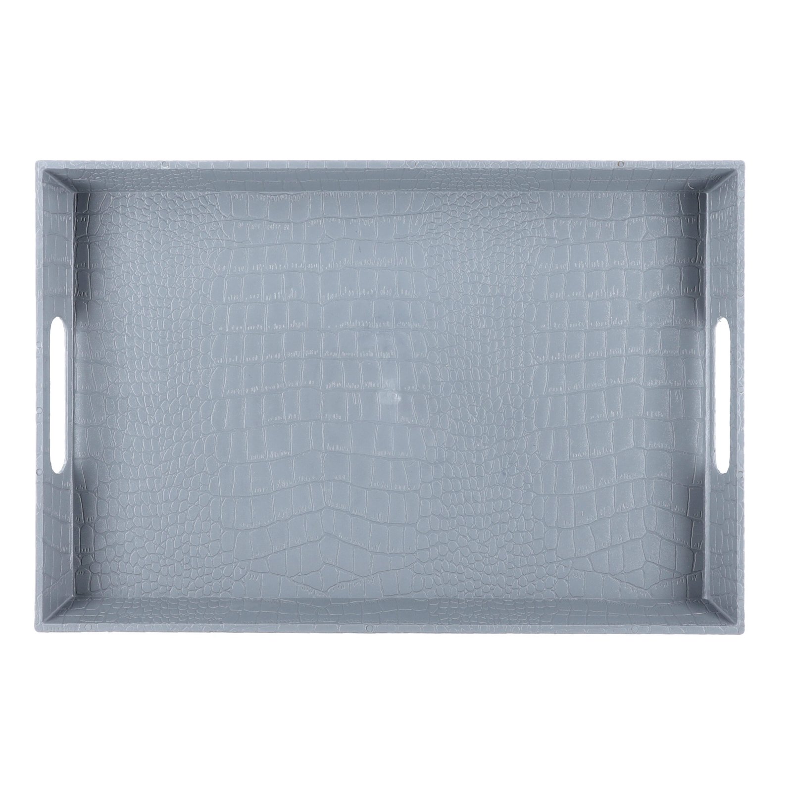 Royalford Rf10925 Rectangular Leather Design Serving Tray, Multicolor