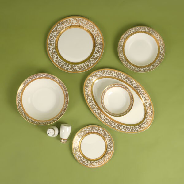 Premium Bone China Dinner Set, 28 Pcs-(White)-(RF11049) Premium Bone China Dinner Set, 28 Pcs-(White)-(RF11049)