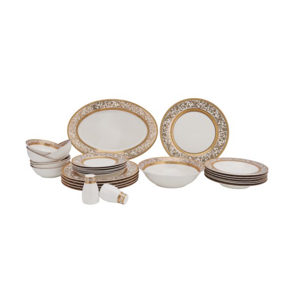 Premium Bone China Dinner Set, 28 Pcs-(White)-(RF11049) Premium Bone China Dinner Set, 28 Pcs-(White)-(RF11049)