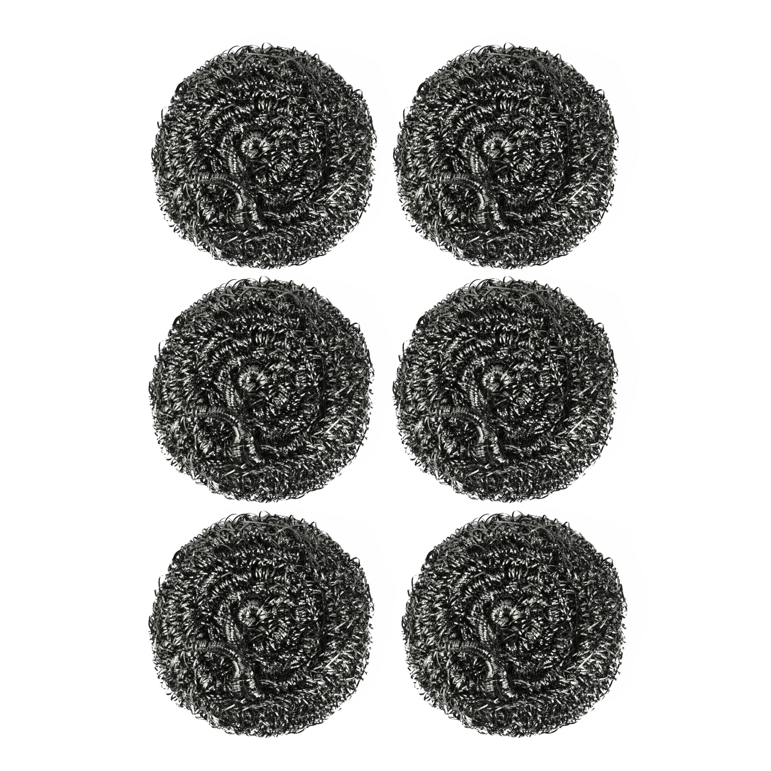 Royalford 6Pcs Stainless Steel Scourer