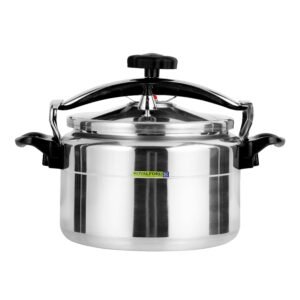 Royalford Aluminum Pressure Cooker Equipped with Multi Safety Device