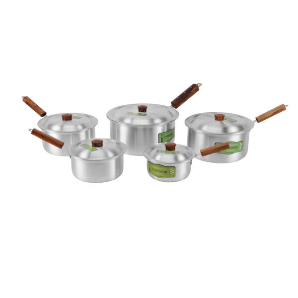 Royalford 10-Piece Aluminium Saucepan Set- RF11206