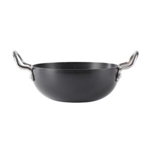 Royalford 13 CM Aluminum Tadka Pan with SSl Handles RF11339