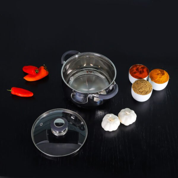 Royalford 16cm Nano Casserole With Glass Lid- RF11580