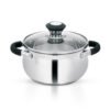 Royalford 24cm Nano Casserole With Glass Lid- RF11584