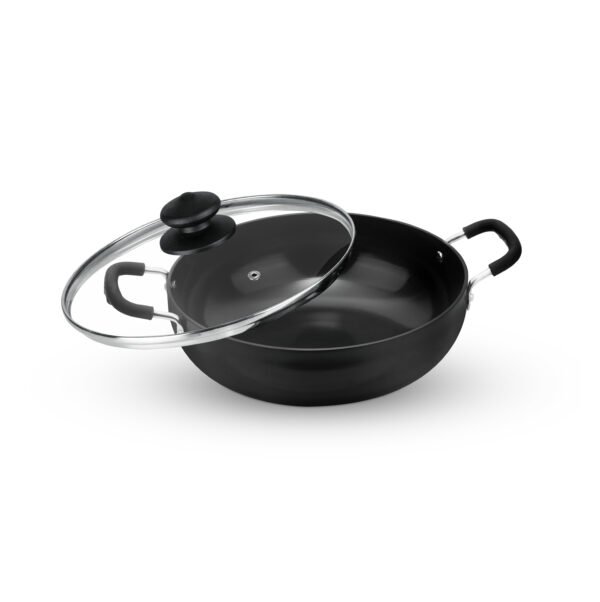 Royalford 28cm Hard Anodized Deep Kadai- RF11705