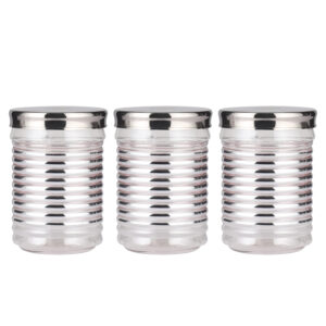 Royalford 2000 ML PET Container Set with Steel Cap- RF11713