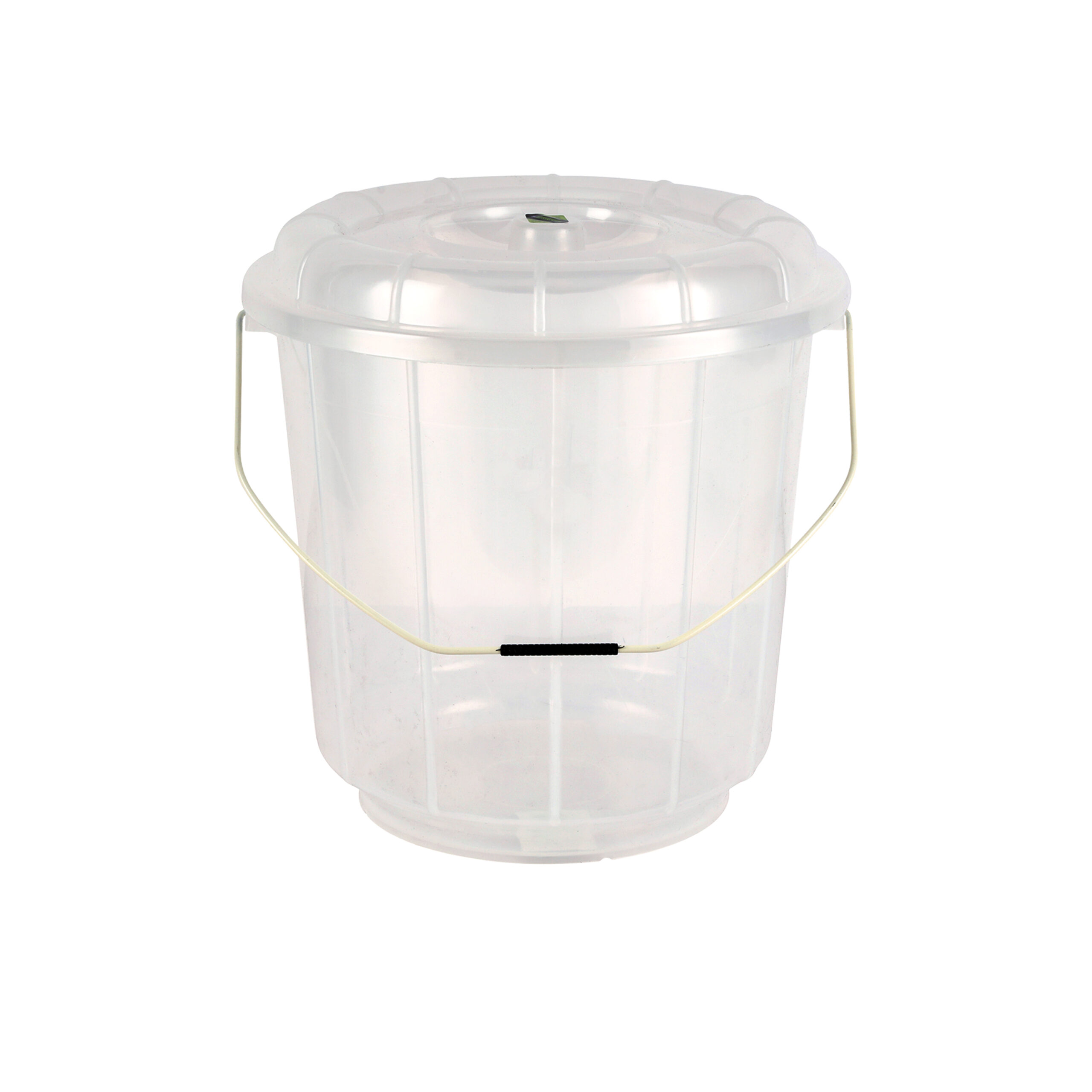 Royalford 13L Transparent Plastic Bucket With Lid- Rf11722
