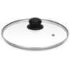 Royalford 28 Cm Tempered Glass Lid With Bakelite Knob- Rf11727