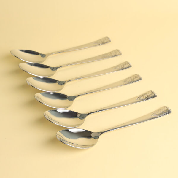 Royalford 3Pcs Tea Spoon - Plain Pattern Cutlery