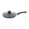 Royalford Aluminum Fry Pan With Tempered Glass Lid 22CM RF11975