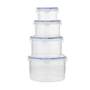 Royalford 4 Pcs Round Airproof Container