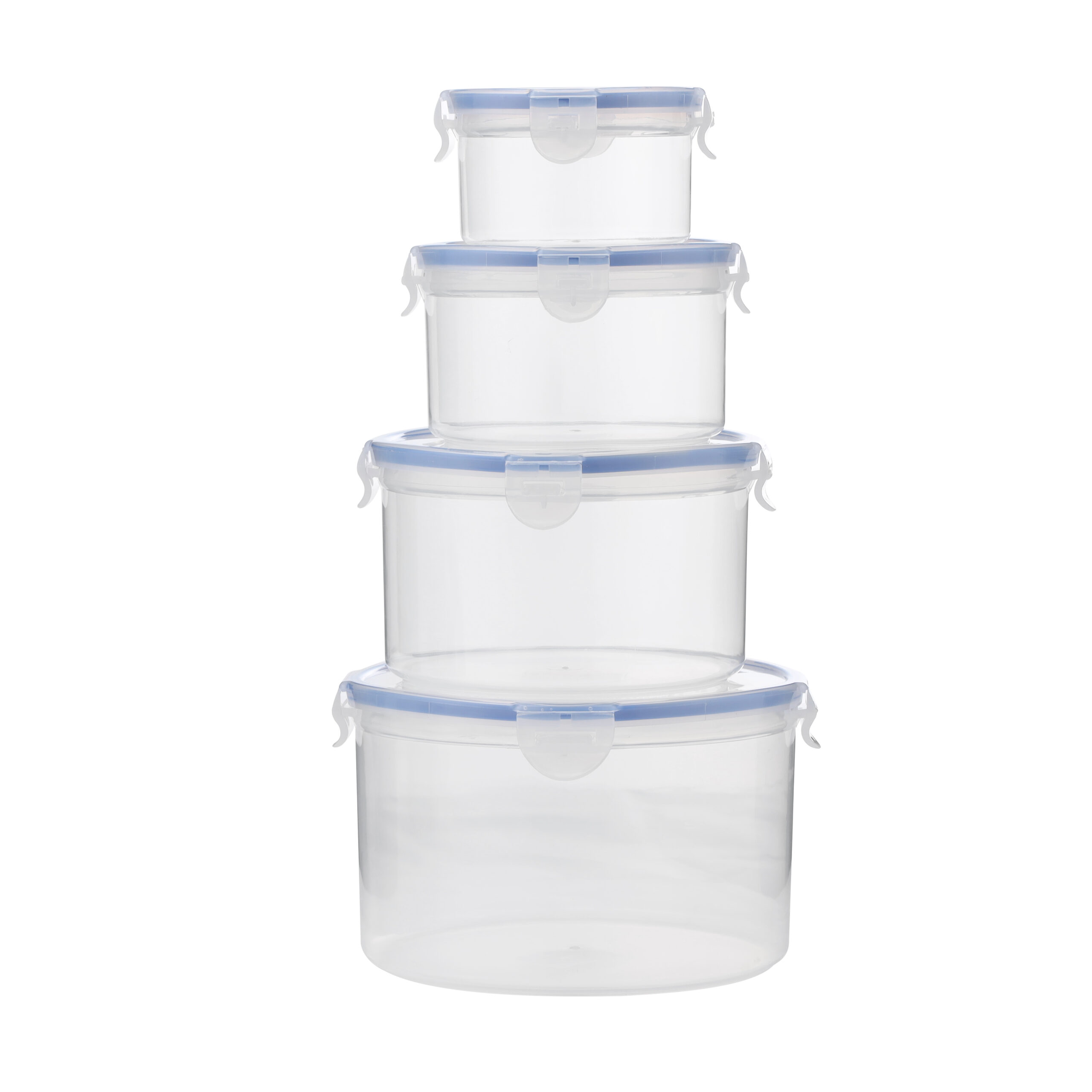 Royalford 4 Pcs Round Airproof Container