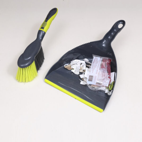 Royalford Dust Pan & Brush Set -RF2367GR
