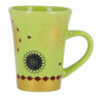 Royalford RF2963Porcelain Coffee Mug with Flower, 11 Oz