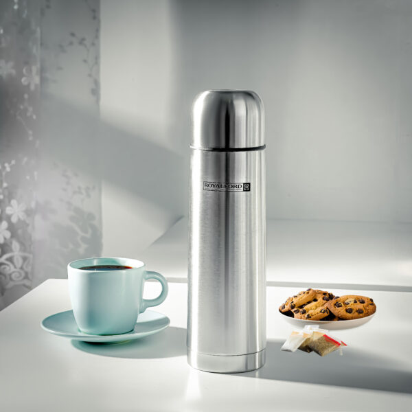 Royalford RF4947 Stainless Steel Vacuum Bottle, 750 ML