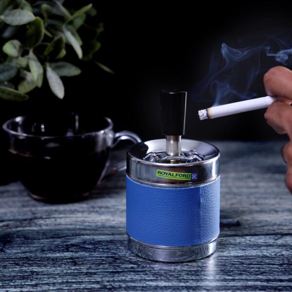 Royalford RF5236 Metal Ashtray with Prints