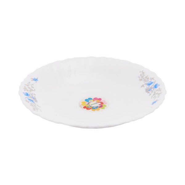 Royalford RF5681 Opal Ware Romantic Soup Plate, 7.5 Inch