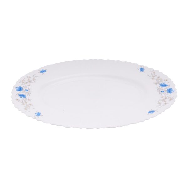 Royalford RF5683 Opal Ware Romantic Oval Plate, 14 Inch Royalford RF5683 Opal Ware Romantic Oval Plate, 14 Inch
