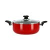 Royalford RF6444 Ceramic Cooking Pot with Glass Lid, 32 CM