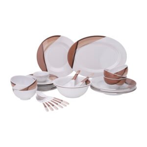 Royalford RF6972 Melamine Ware Dinner Set, 35 Pcs