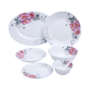 Royalford RF8981 33Pcs Opal Ware Dinner Set