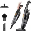 Deerma DX115C 2 in 1 Handheld Vacuum Cleaner 12kPa Strong Suction 600W Powerful Lightweight 5M Power Cable - Black
