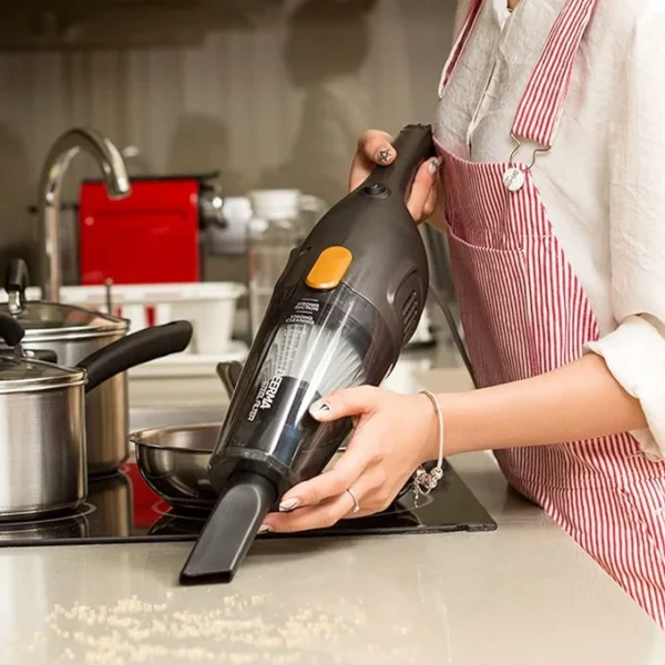 Deerma DX115C 2 in 1 Handheld Vacuum Cleaner 12kPa Strong Suction 600W Powerful Lightweight 5M Power Cable - Black