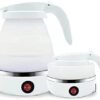 Portable Foldable Electric Kettle (White)