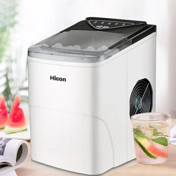 Hicon HZB-16AL Smart Ice Maker Machine 2L Large Capacity White