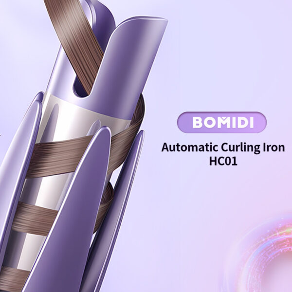 BOMIDI HC01 Automatic Curling Iron With 3 Speed Intelligent Purple
