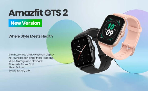 Amazfit GTS 2 Smart Watch With Built In Alexa Grey