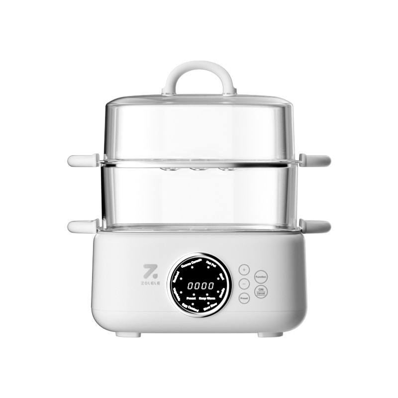 ZOLELE ES931 Electric Steamer 9.3L Large Capacity White